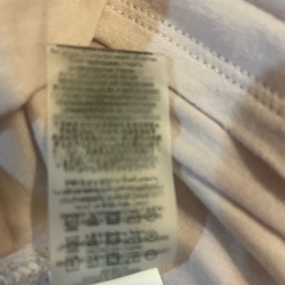 BCBG Max Azaria Light Pink, Blush, Cream Peep hole, Slits,Twist Top,Small - Picture 7 of 11